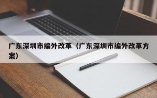 广东深圳市编外改革（广东深圳市编外改革方案）